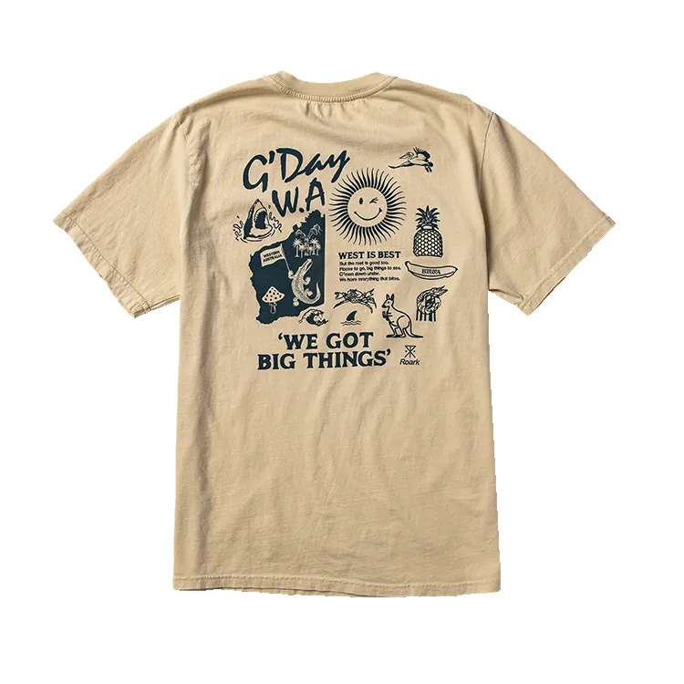 G'day W.A. Premium Tee - Ivory sold by Roark