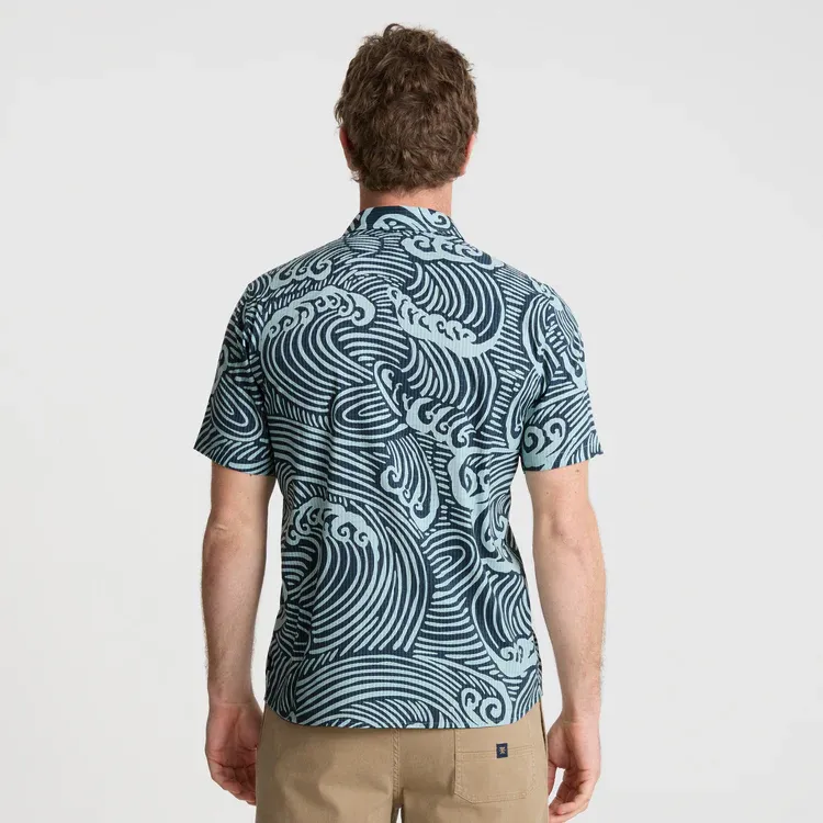 Bless Up Breathable Stretch Shirt - Blue Wave sold by Roark product image thumbnail 3