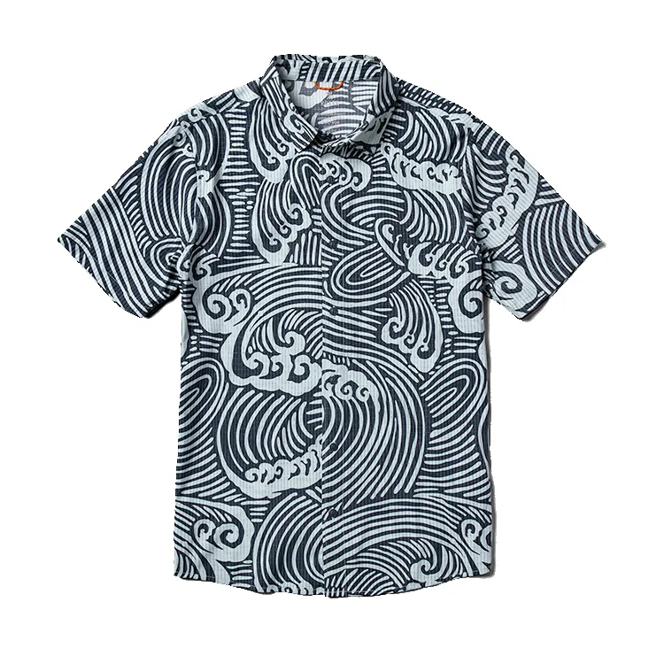 Bless Up Breathable Stretch Shirt - Blue Wave sold by Roark