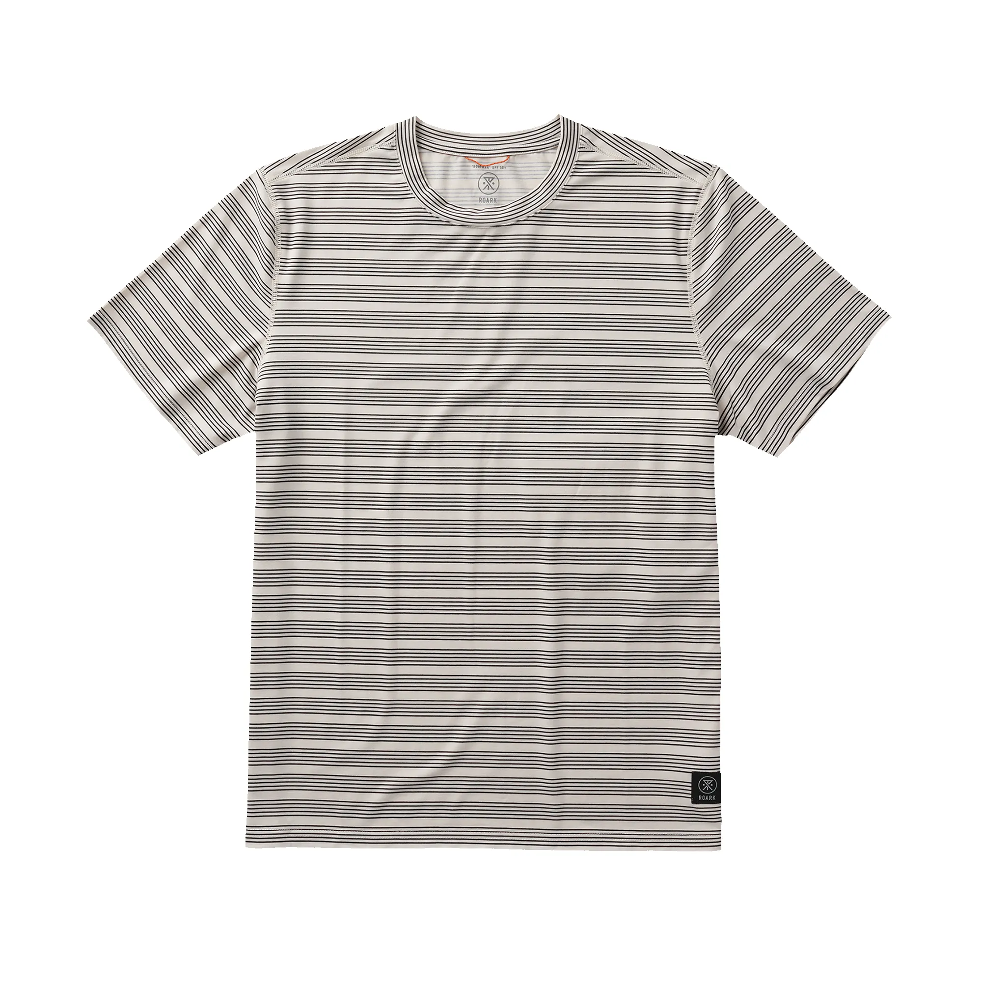 UPF Expedition Short Sleeve Tee - Striped Bone sold by Roark