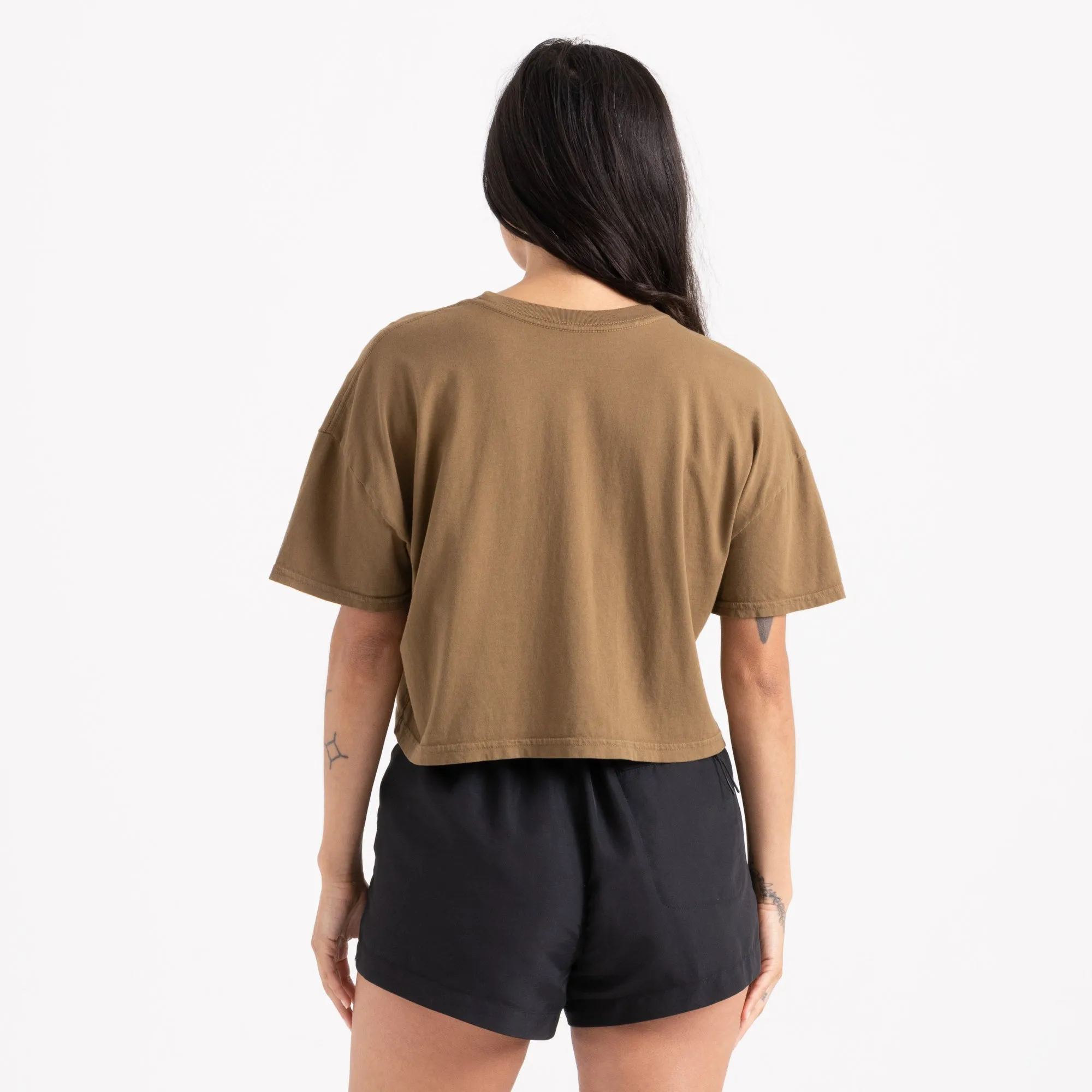 Earth Mystic Cropped Boxy Premium Tee - Woodland sold by Roark product image thumbnail 3