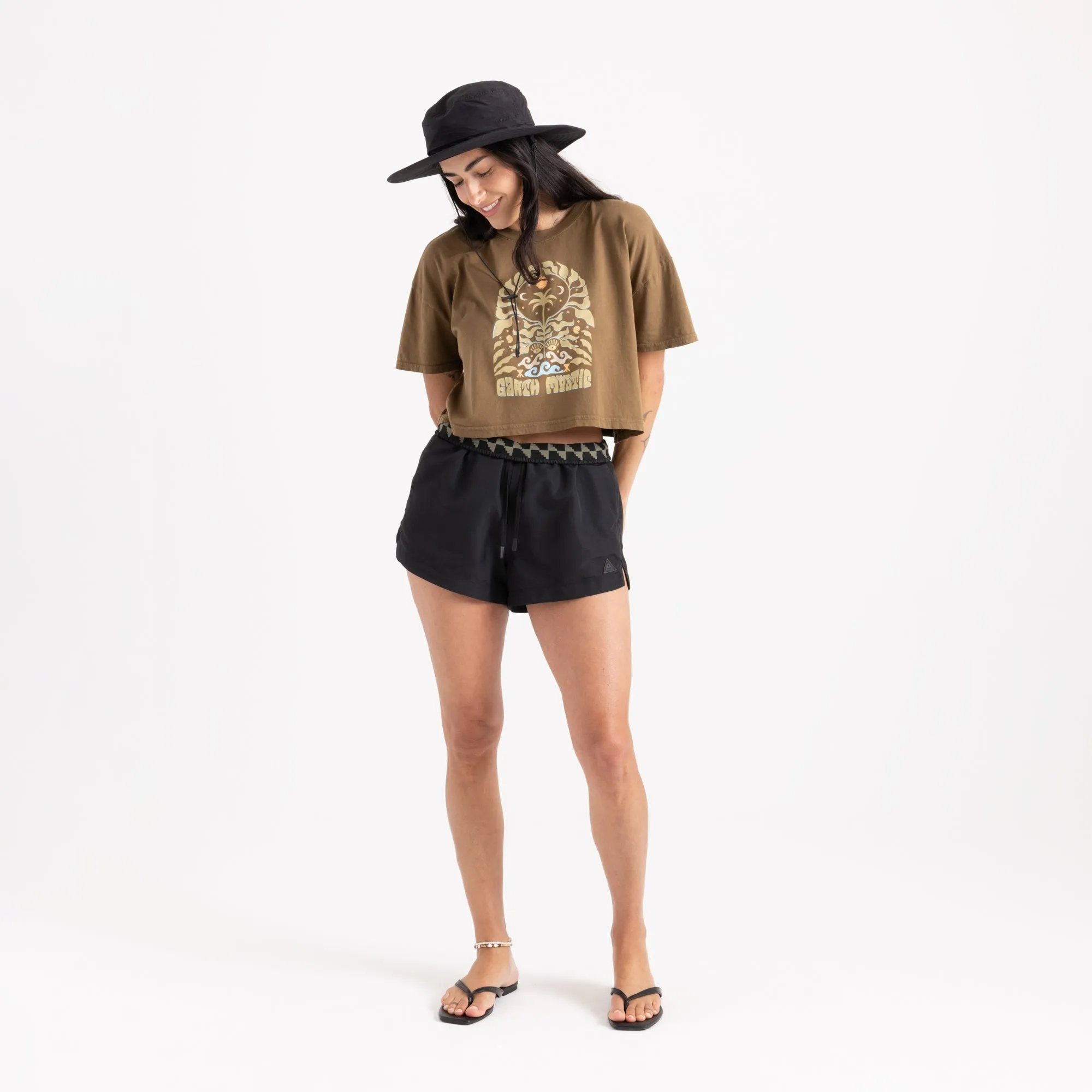 Earth Mystic Cropped Boxy Premium Tee - Woodland sold by Roark product image thumbnail 4