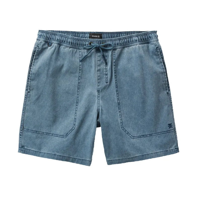 Made To Fade Shorts - Washed Navy sold by Roark