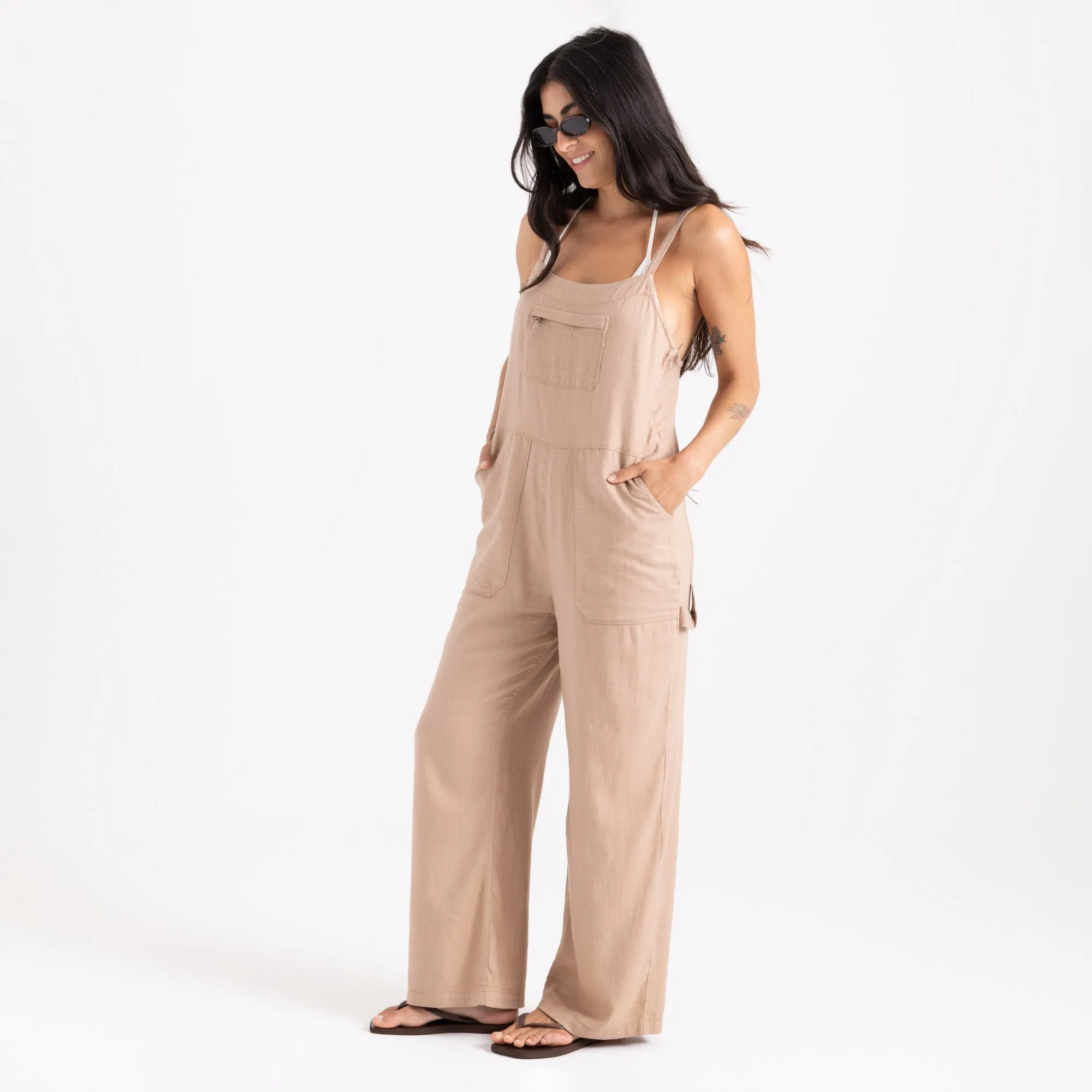 Paseo Overall Jumpsuit - Mushroom sold by Roark product image thumbnail 2
