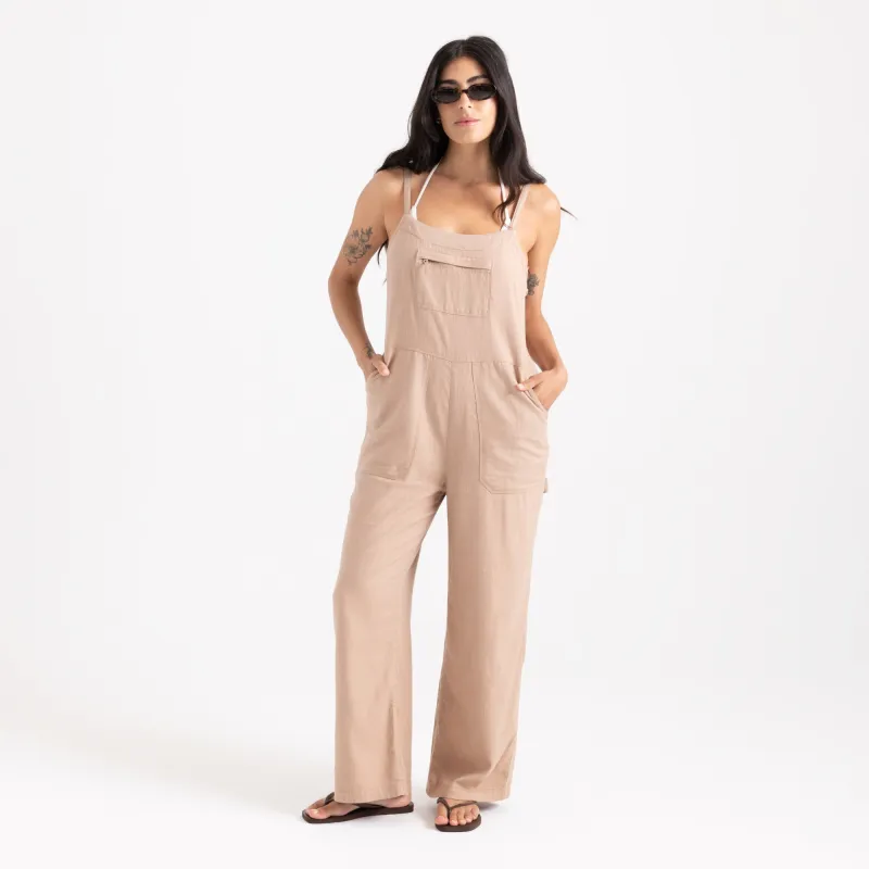 Paseo Overall Jumpsuit - Mushroom sold by Roark