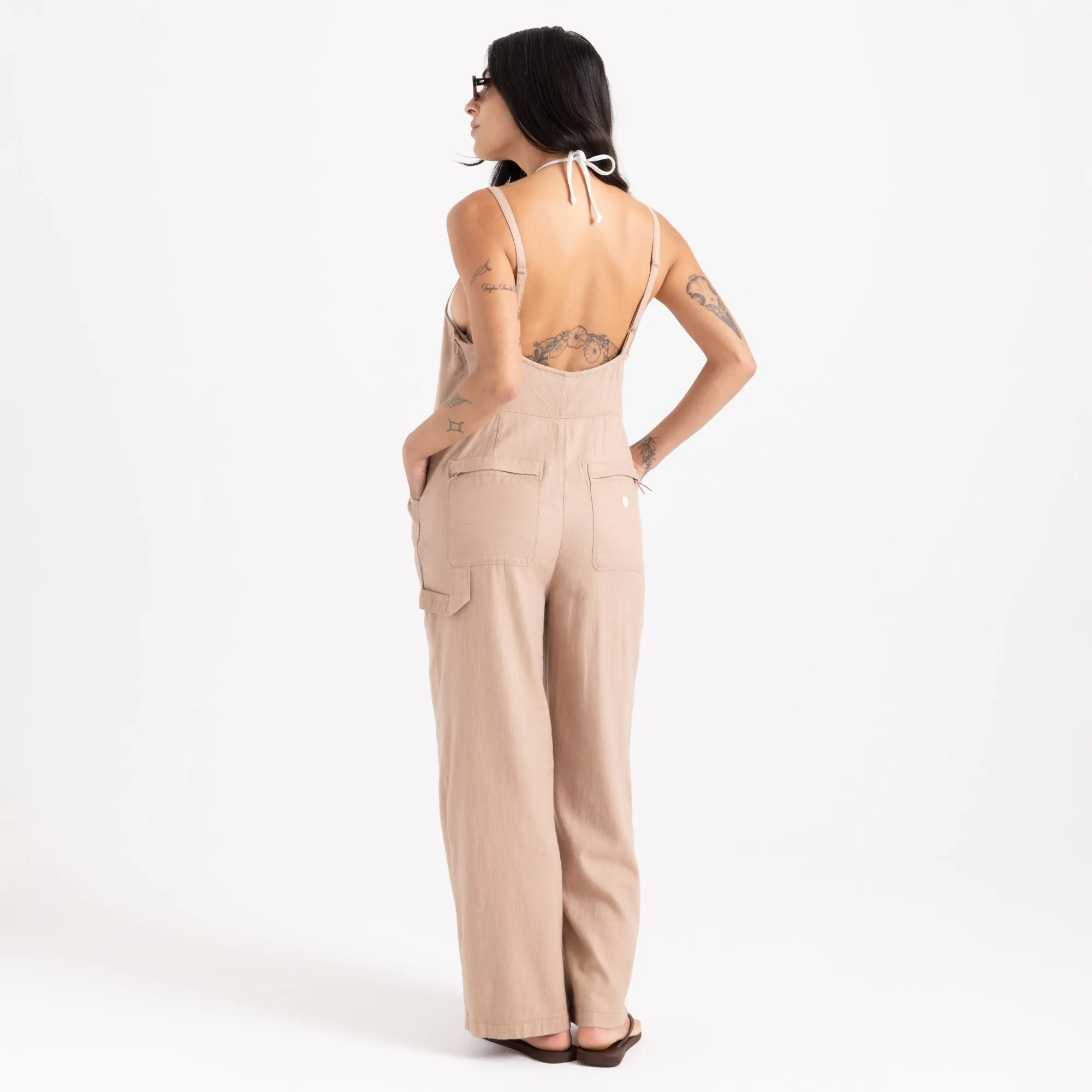 Paseo Overall Jumpsuit - Mushroom sold by Roark product image thumbnail 3