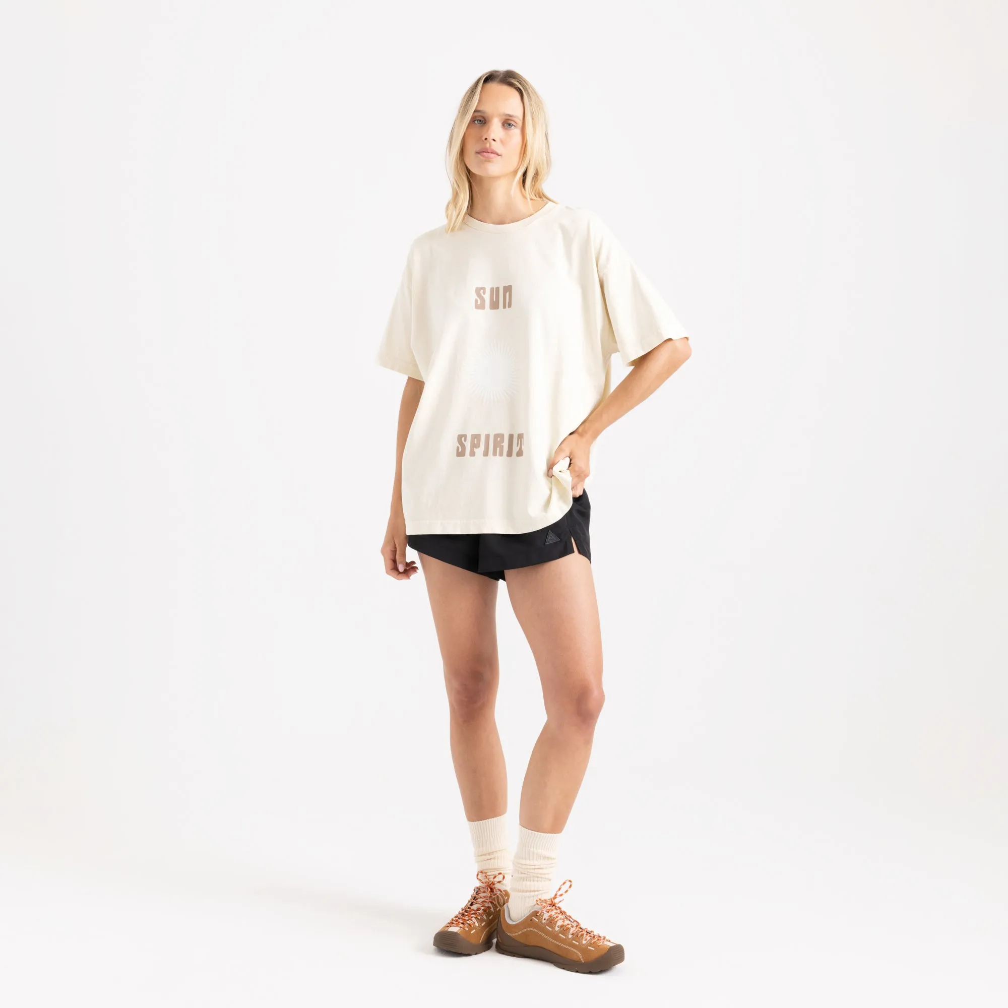 Sun Oversized Premium Tee - Bone sold by Roark