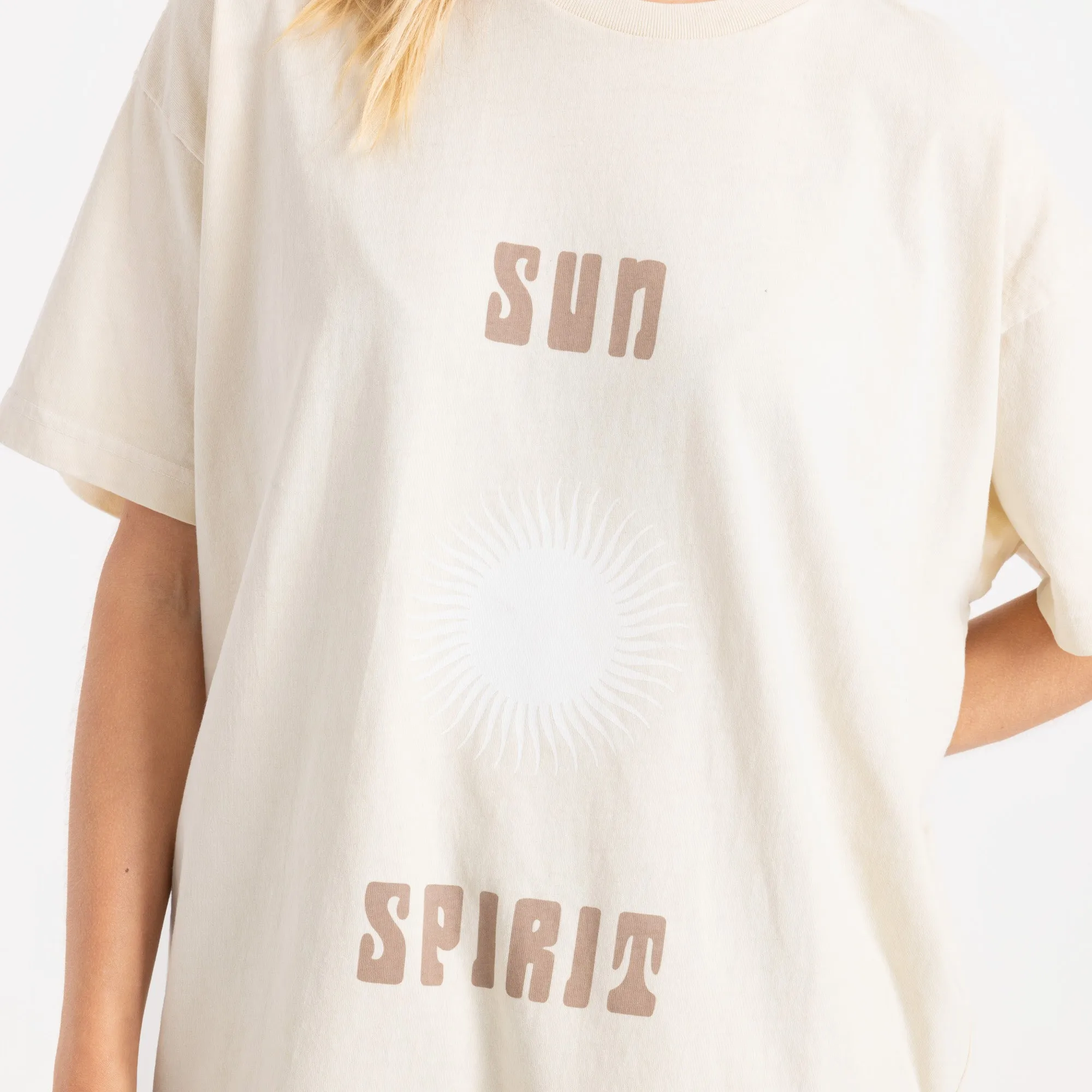 Sun Oversized Premium Tee - Bone sold by Roark product image thumbnail 5
