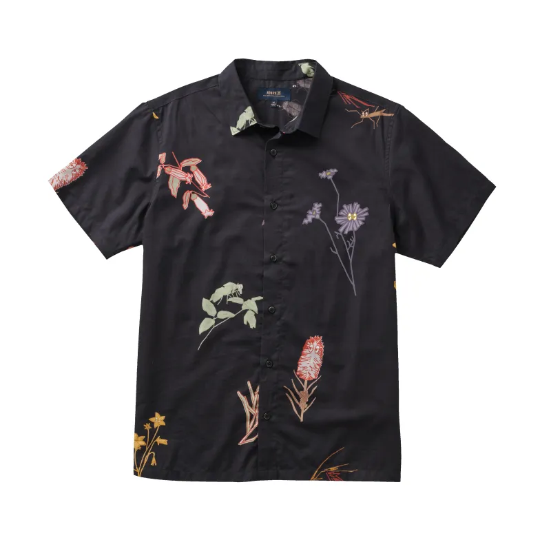 Gonzo Short Sleeve Button Up Shirt - Black sold by Roark