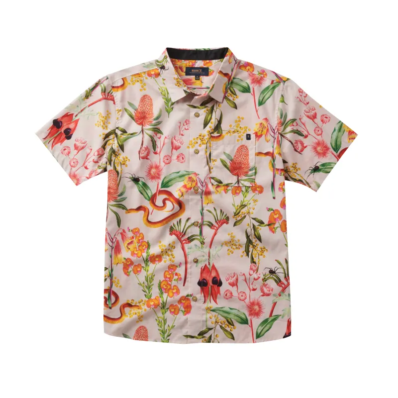 Journey Short Sleeve Button Up Shirt - Dusty Violet sold by Roark