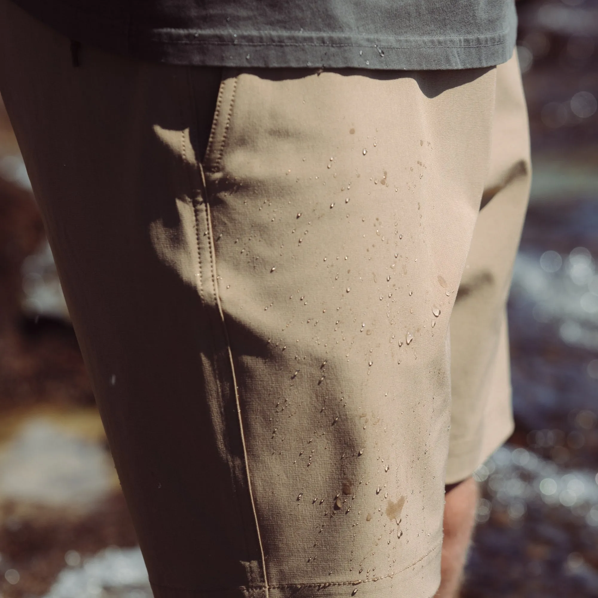 Hytide Hybrid 18.5" Shorts - Dark Khaki sold by Roark product image thumbnail 2