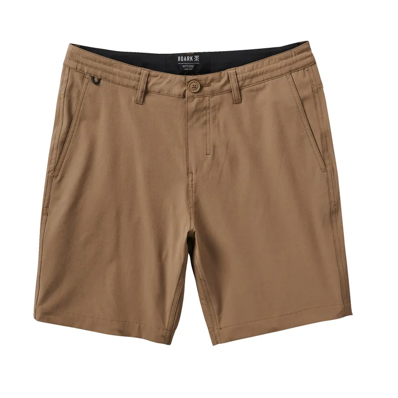 Hytide Hybrid Shorts - Dark Khaki sold by Roark