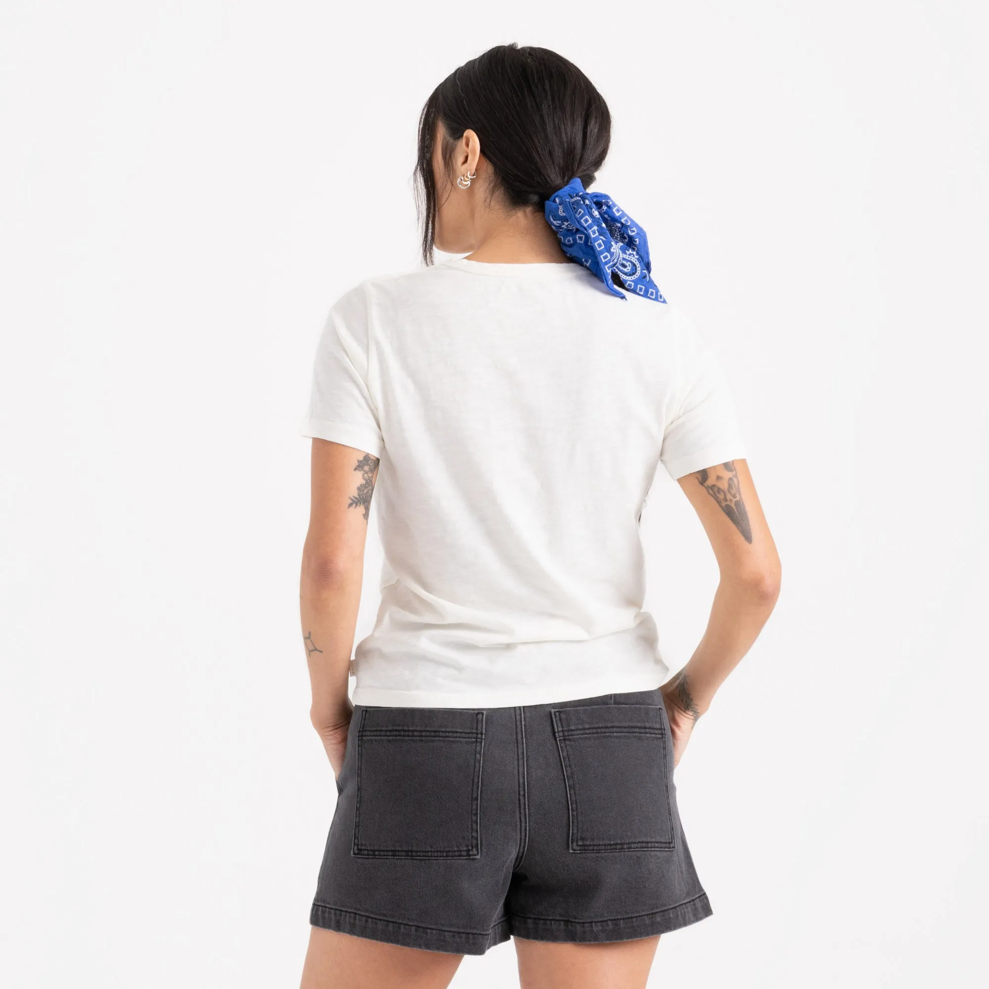 Well Worn Short Sleeve Tee - Off White sold by Roark product image thumbnail 3