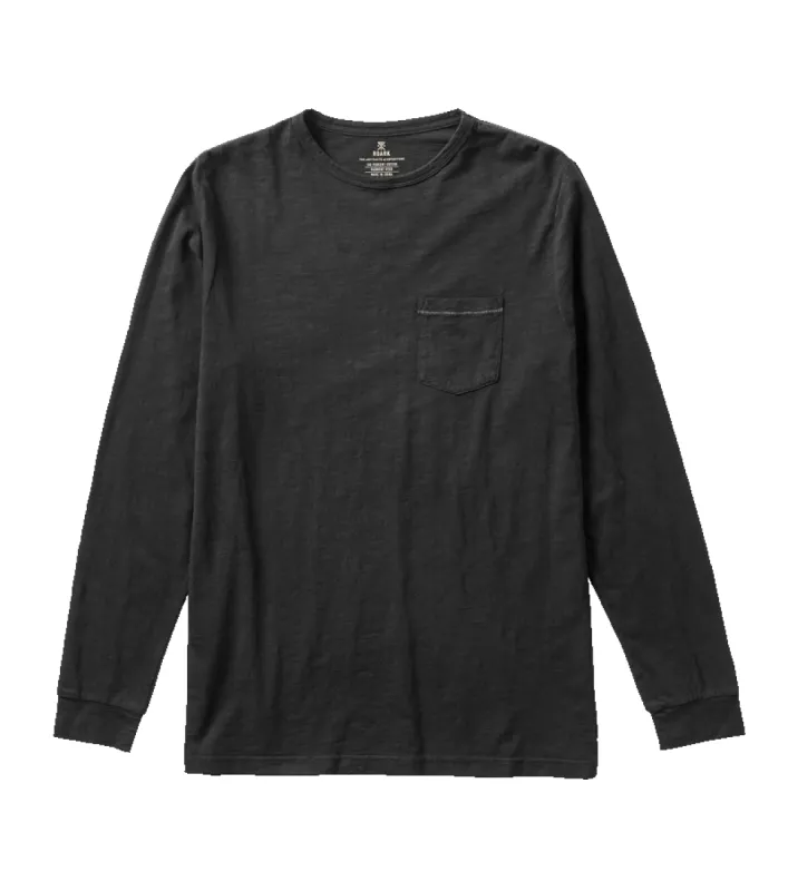 Well Worn Midweight Organic Long Sleeve Tee - Black sold by Roark