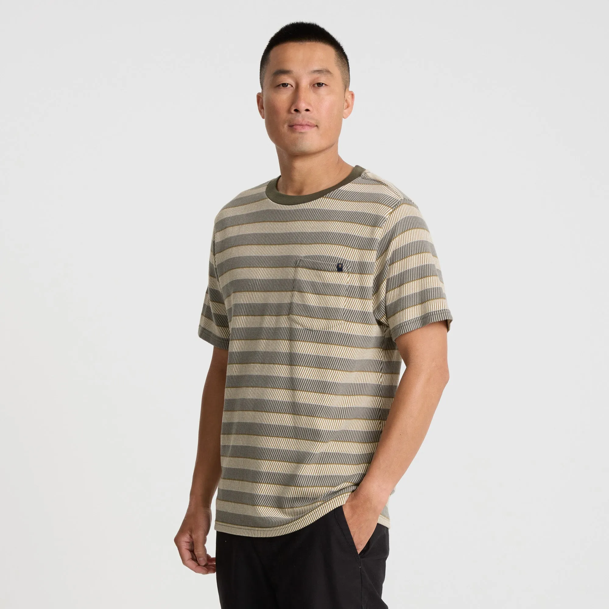 Journey Jacquard Short Sleeve Tee - Ghost Grey sold by Roark product image thumbnail 3