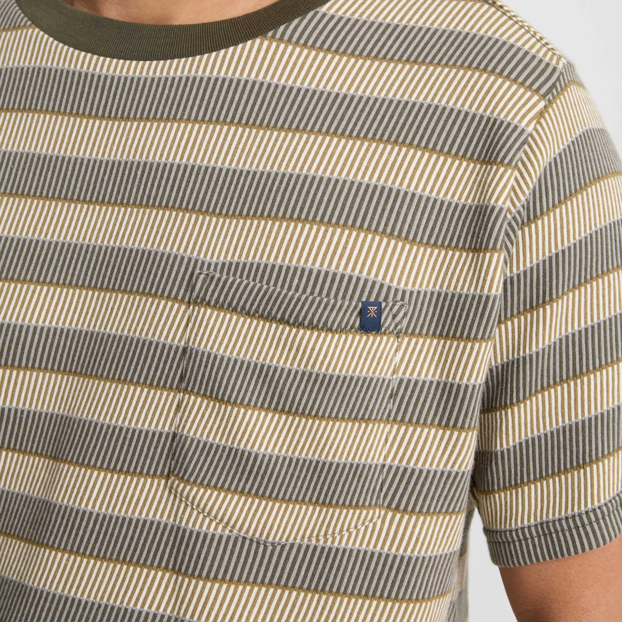 Journey Jacquard Short Sleeve Tee - Ghost Grey sold by Roark product image thumbnail 5