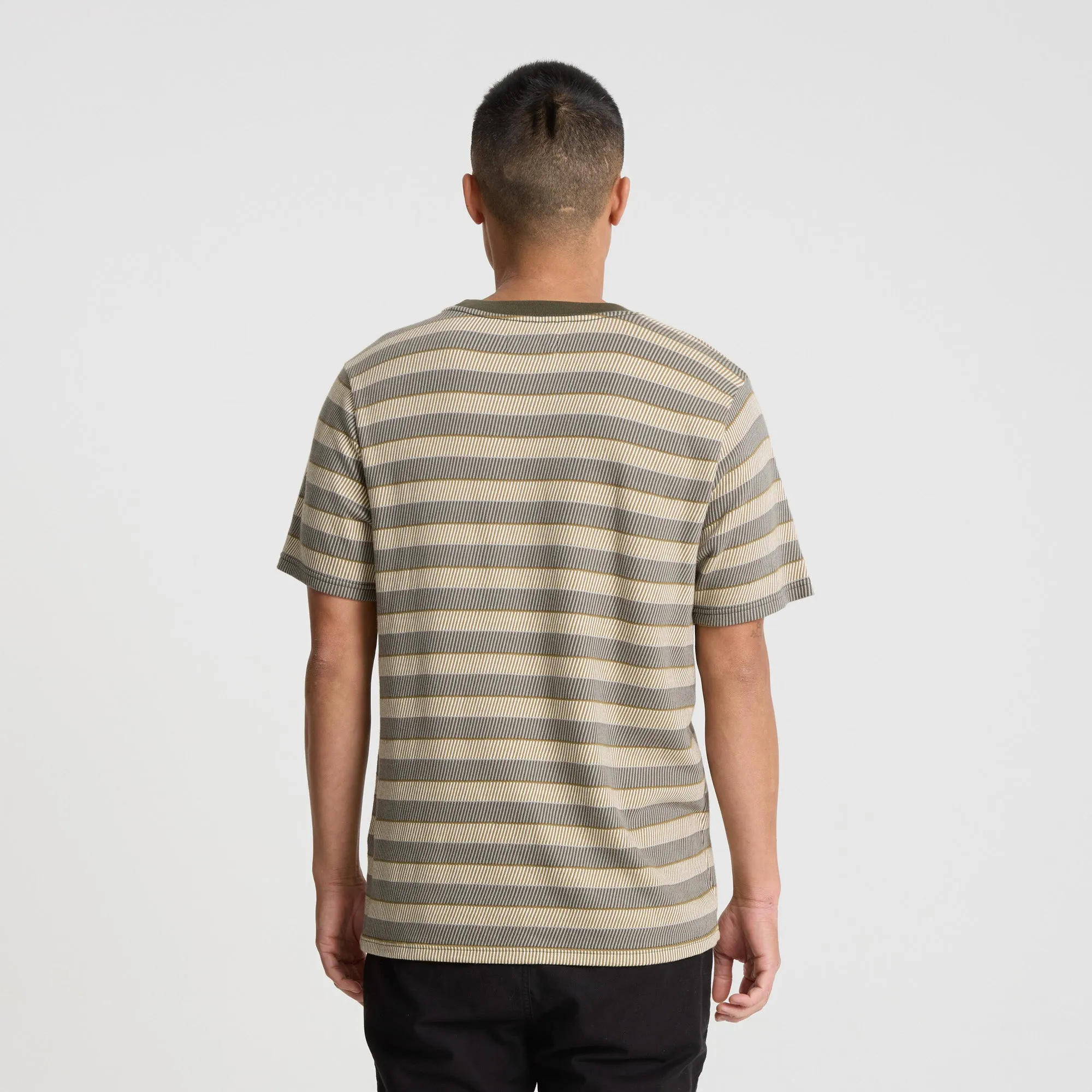 Journey Jacquard Short Sleeve Tee - Ghost Grey sold by Roark product image thumbnail 4