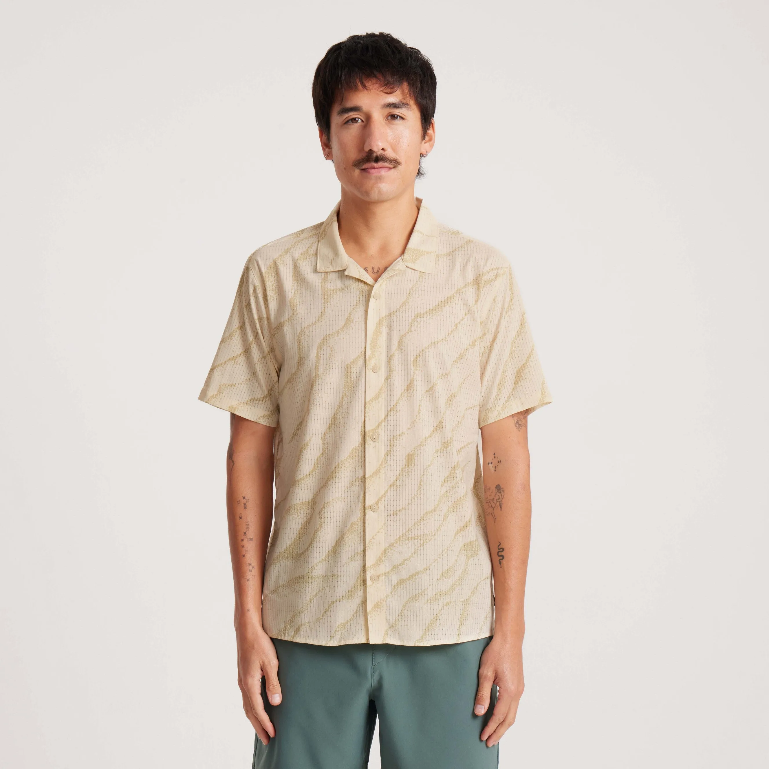 Bless Up Trail Button Up Shirt - Ivory sold by Roark product image thumbnail 2