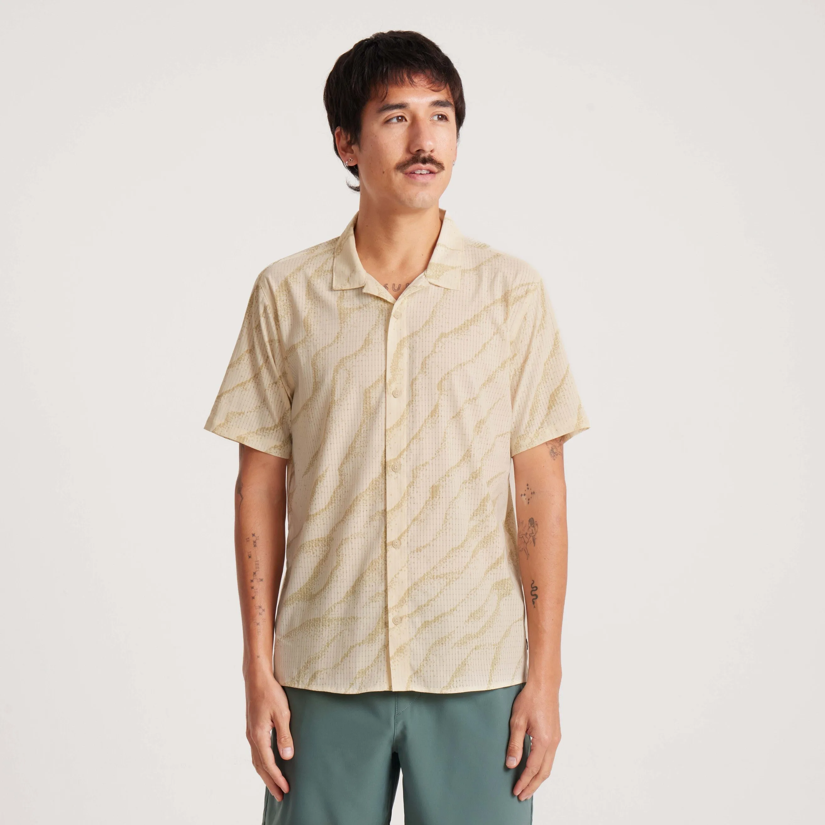 Bless Up Trail Button Up Shirt - Ivory sold by Roark product image thumbnail 3