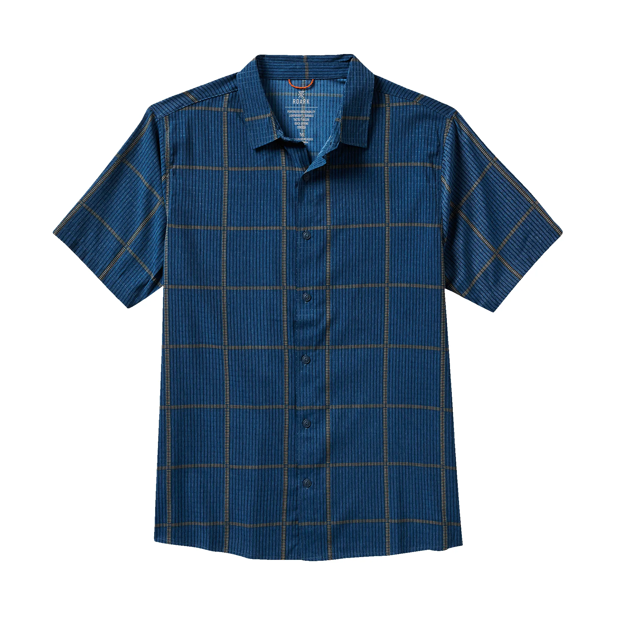 Bless Up Breathable Stretch Shirt - Navy Plaid sold by Roark