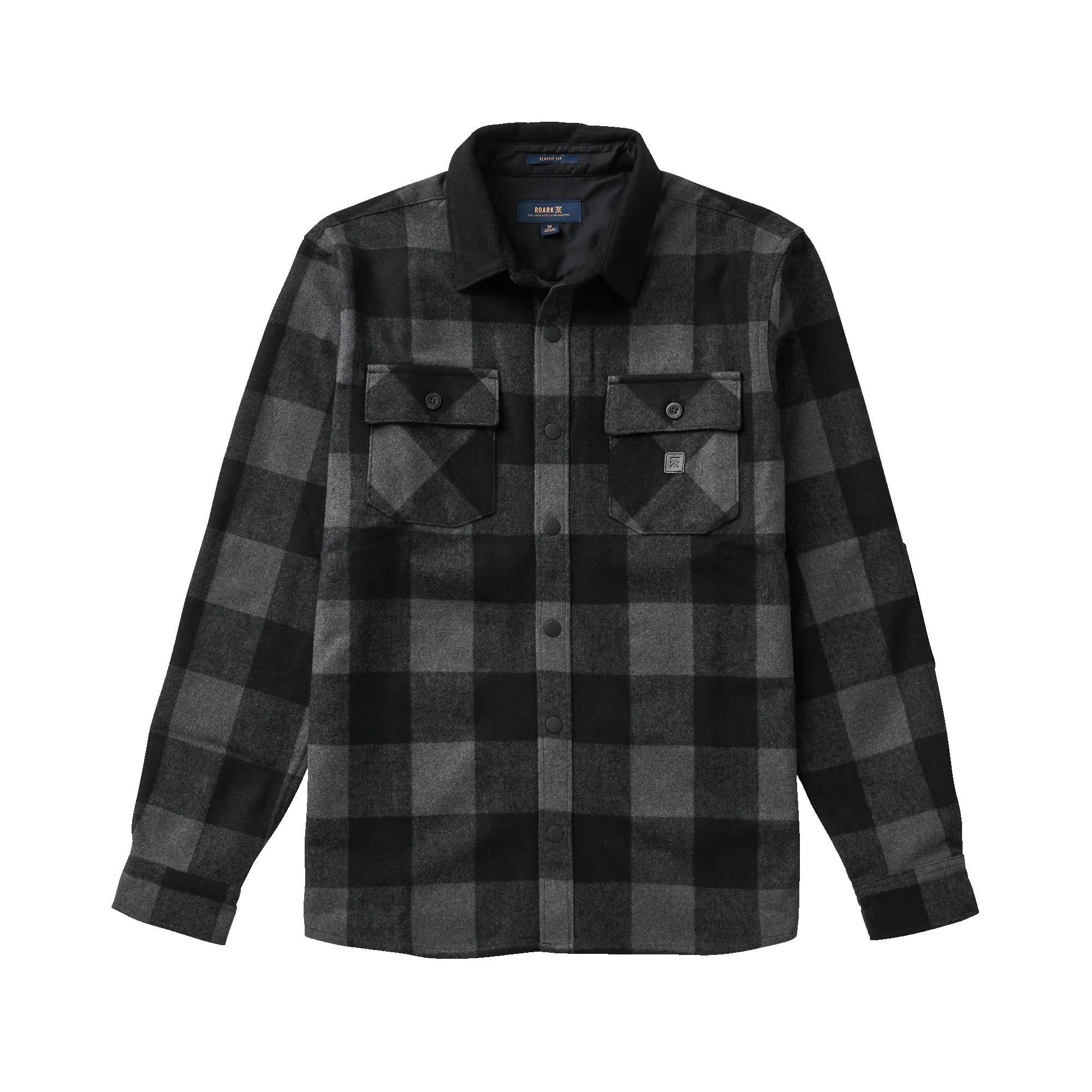 Nordsman Flannel - Charcoal Plaid sold by Roark