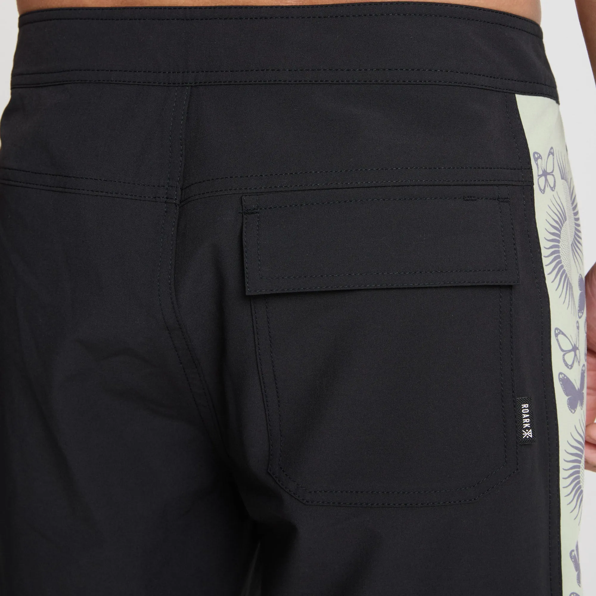 Passage 18.5" Boardshorts - Black sold by Roark product image thumbnail 5