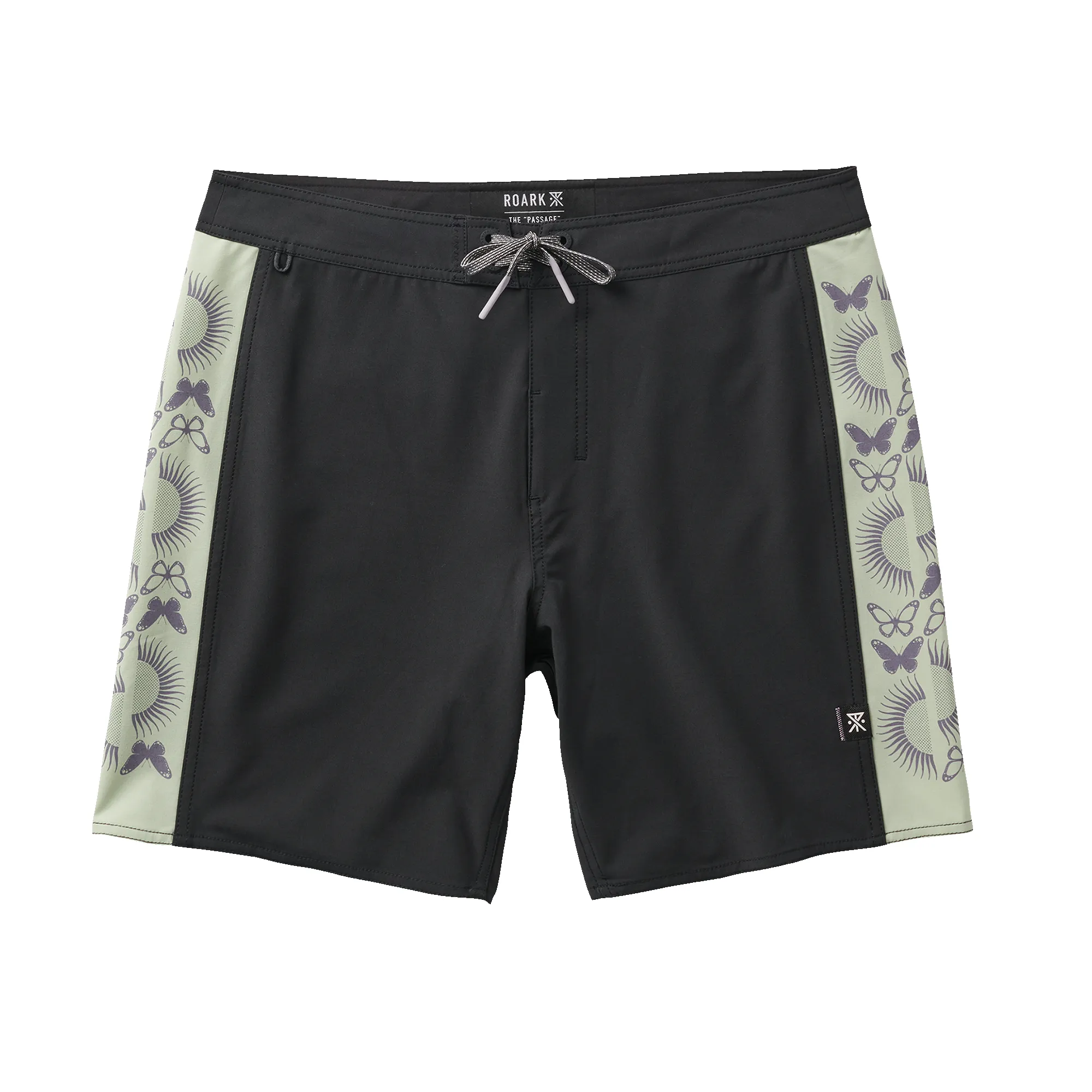 Passage 18.5" Boardshorts - Black sold by Roark
