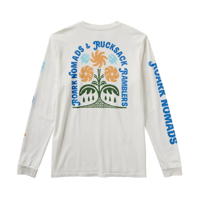 Rucksack Ramblers Premium Long Sleeve Tee - Off White sold by Roark