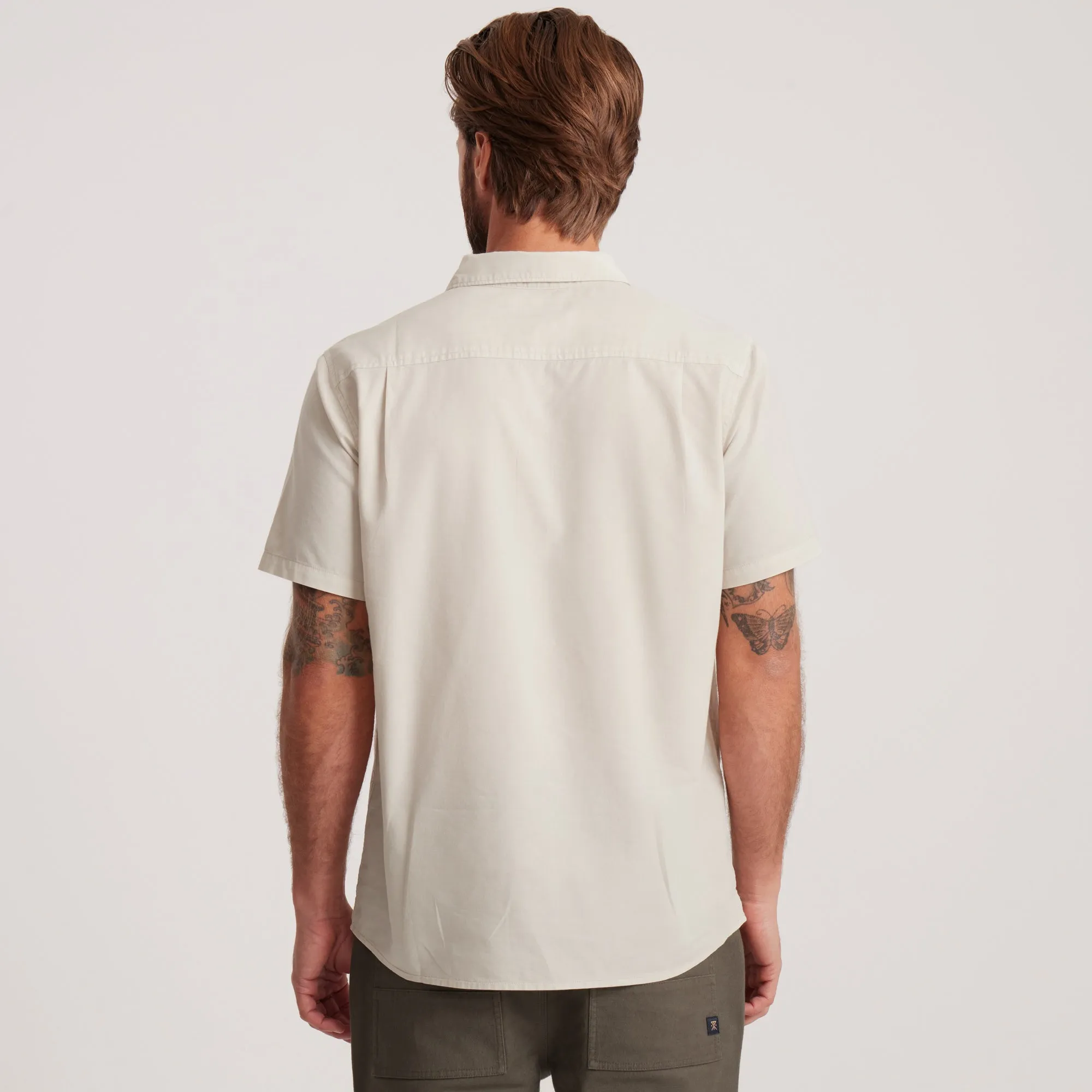 Made To Fade Short Sleeve Button Up Shirt - Washed Bone sold by Roark product image thumbnail 3