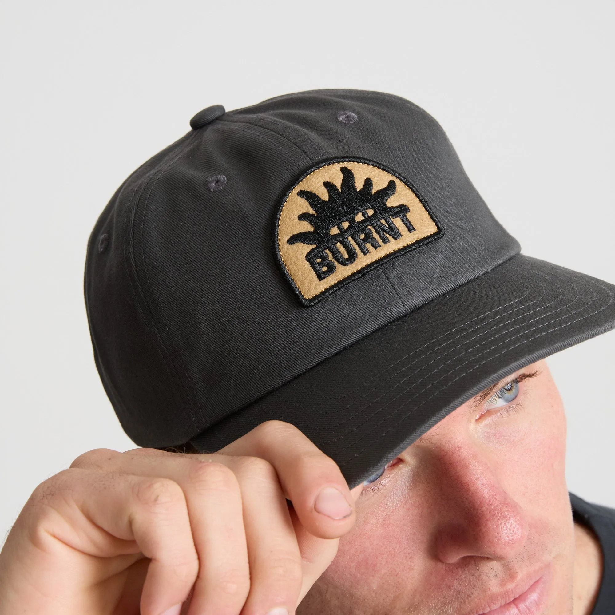 Nomad Strapback Hat - Burnt Charcoal sold by Roark product image thumbnail 3