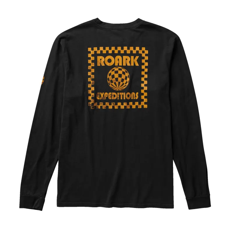 Roark Expeditions Long Sleeve Organic Cotton Tee - Black sold by Roark