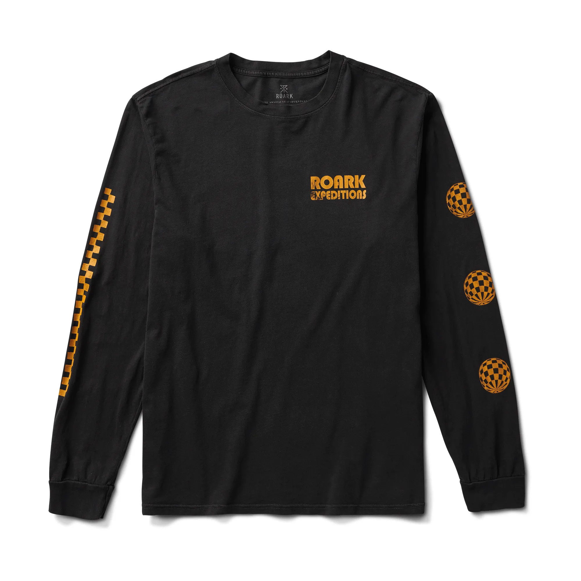 Roark Expeditions Long Sleeve Organic Cotton Tee - Black sold by Roark product image thumbnail 2