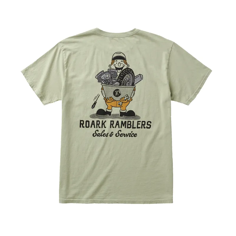 Ramblers Pocket Premium Tee - Seafoam made by Roark