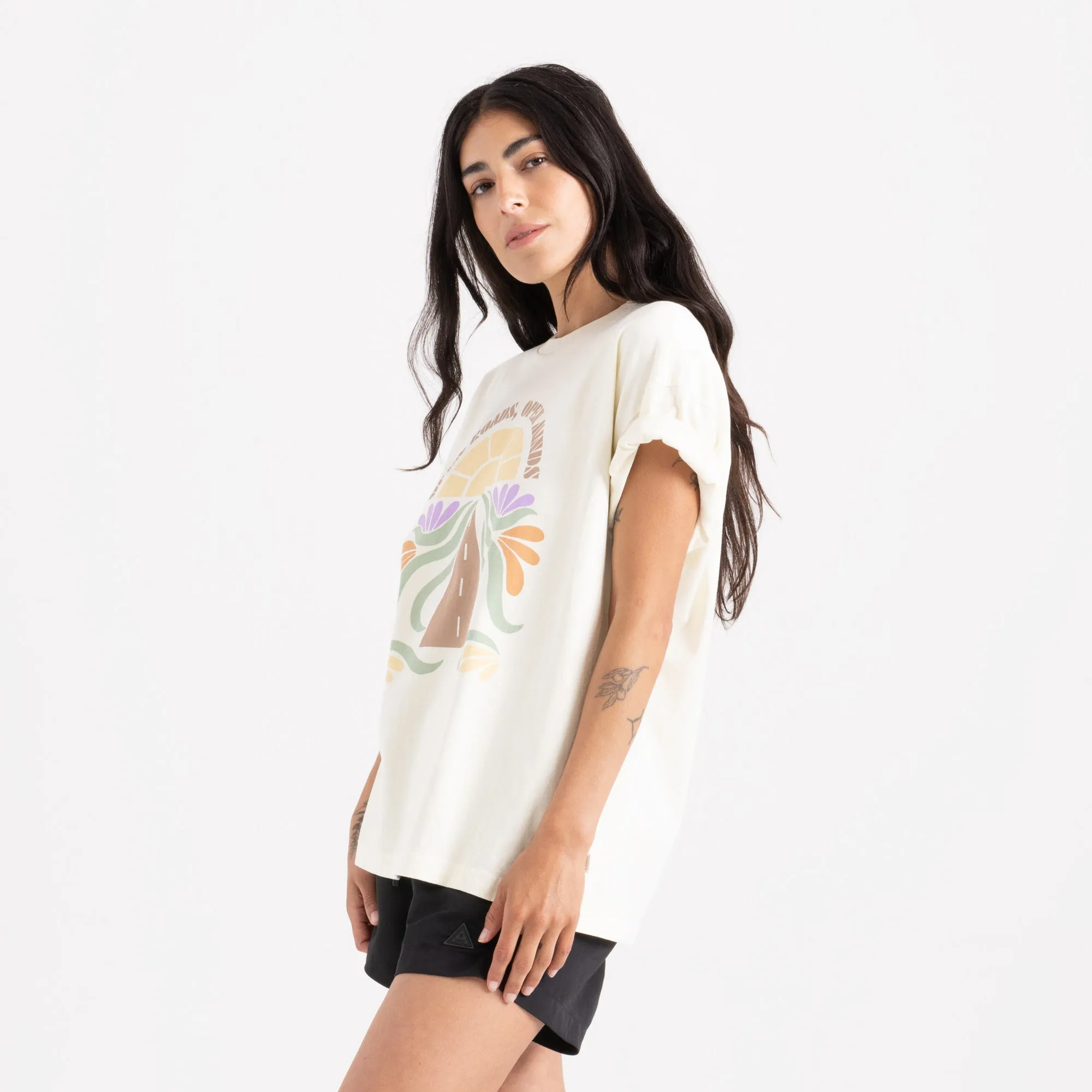Road Rise Oversized Premium Tee - Eggshell sold by Roark product image thumbnail 3