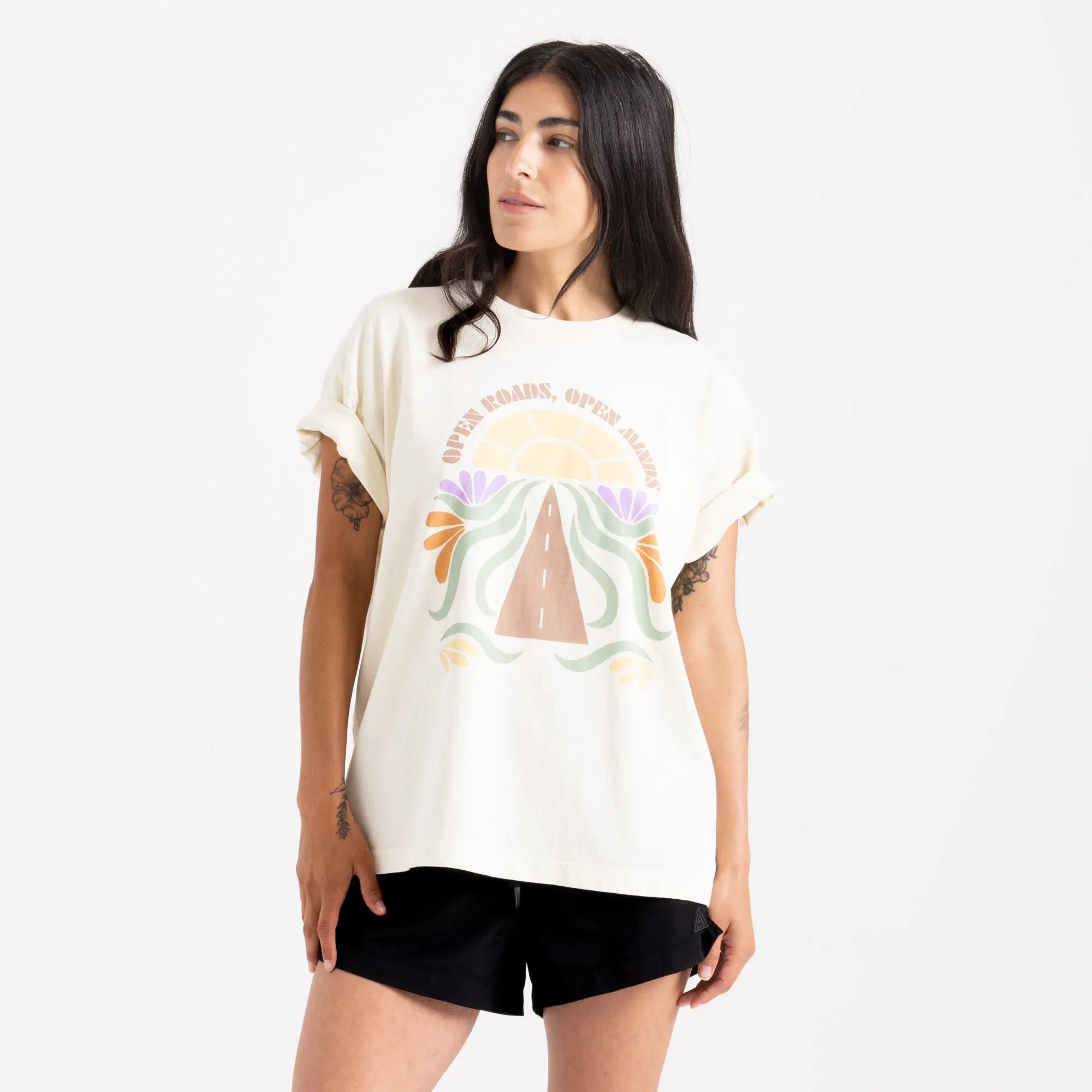Road Rise Oversized Premium Tee - Eggshell sold by Roark product image thumbnail 2