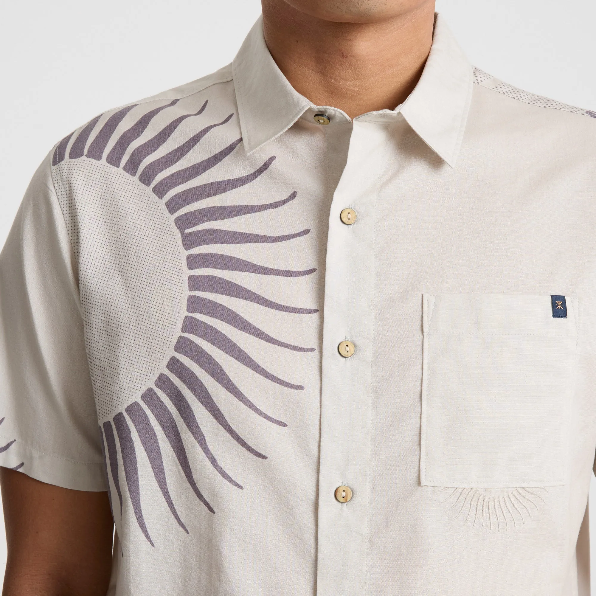 Gonzo Short Sleeve Button Up Shirt - Shark sold by Roark product image thumbnail 5
