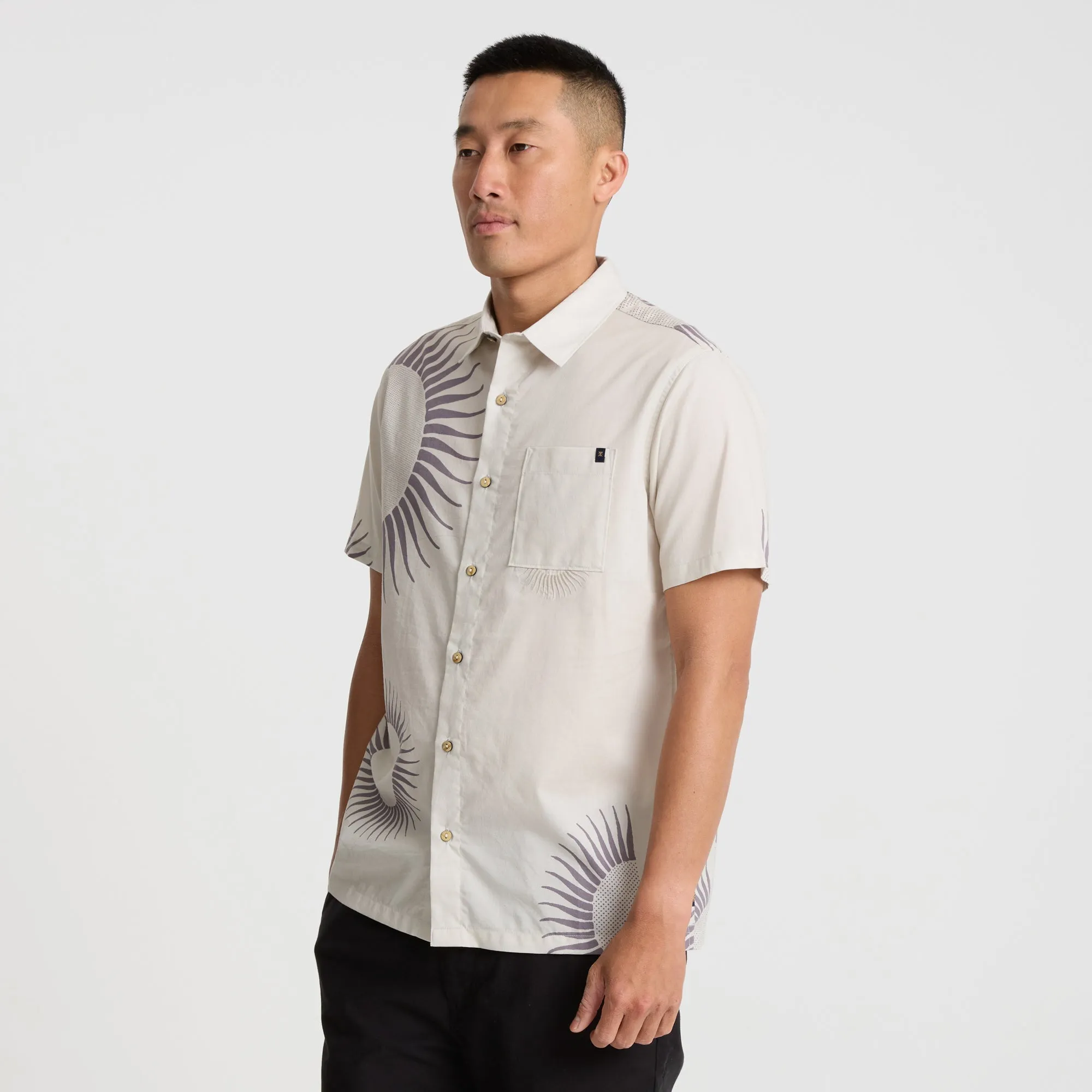 Gonzo Short Sleeve Button Up Shirt - Shark sold by Roark product image thumbnail 3