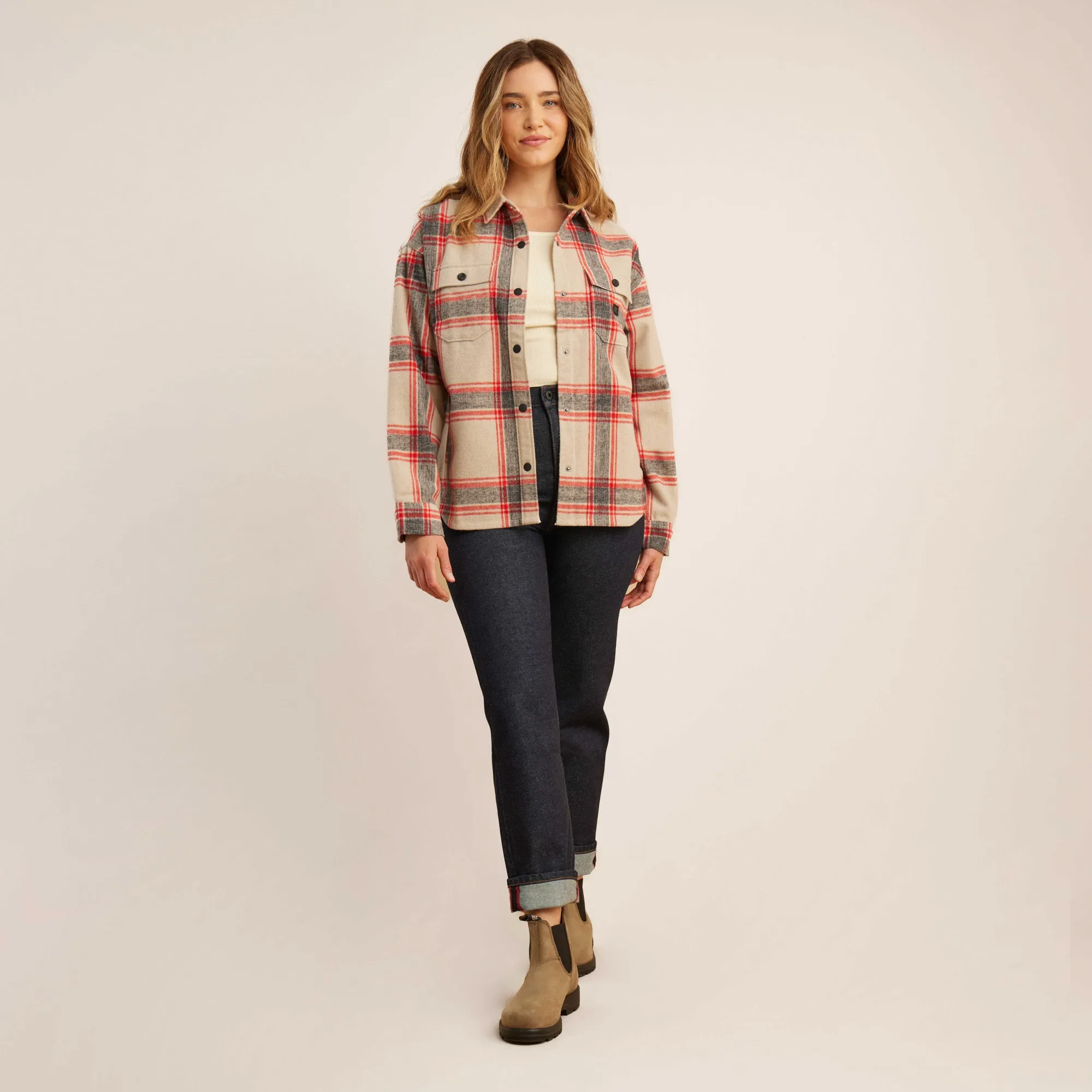 Amberley Shirt Jacket - Stone sold by Roark product image thumbnail 3