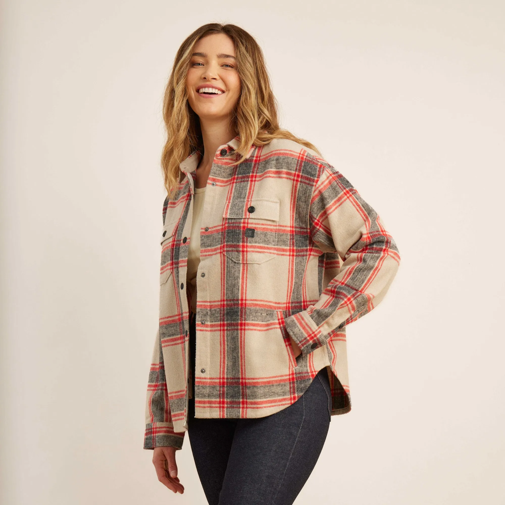Amberley Shirt Jacket - Stone sold by Roark