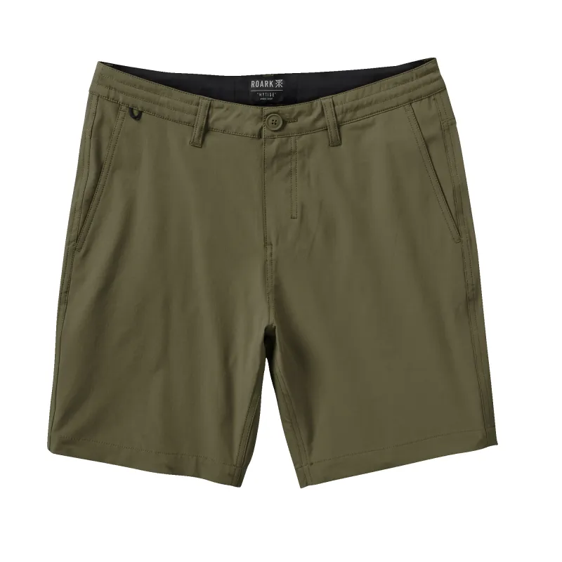 Hytide Hybrid Shorts - Military sold by Roark