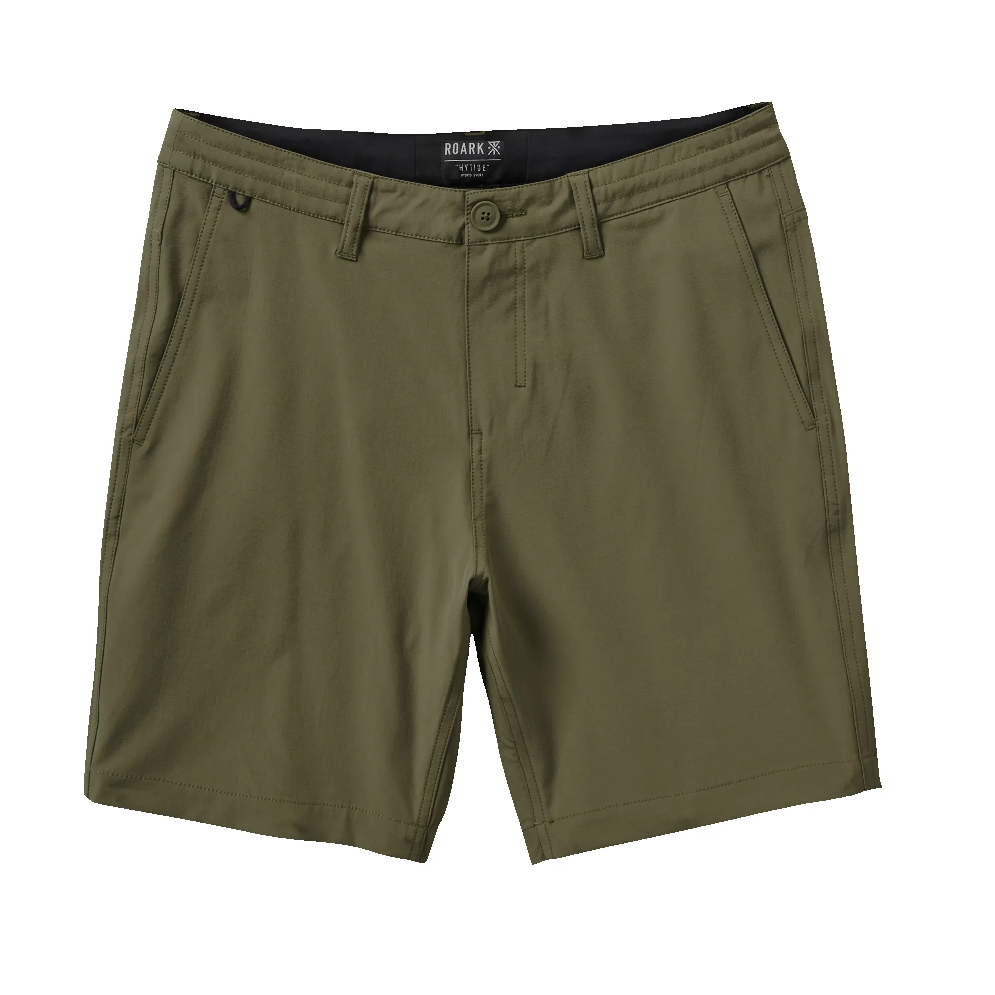 Hytide Hybrid 18.5" Shorts - Military sold by Roark