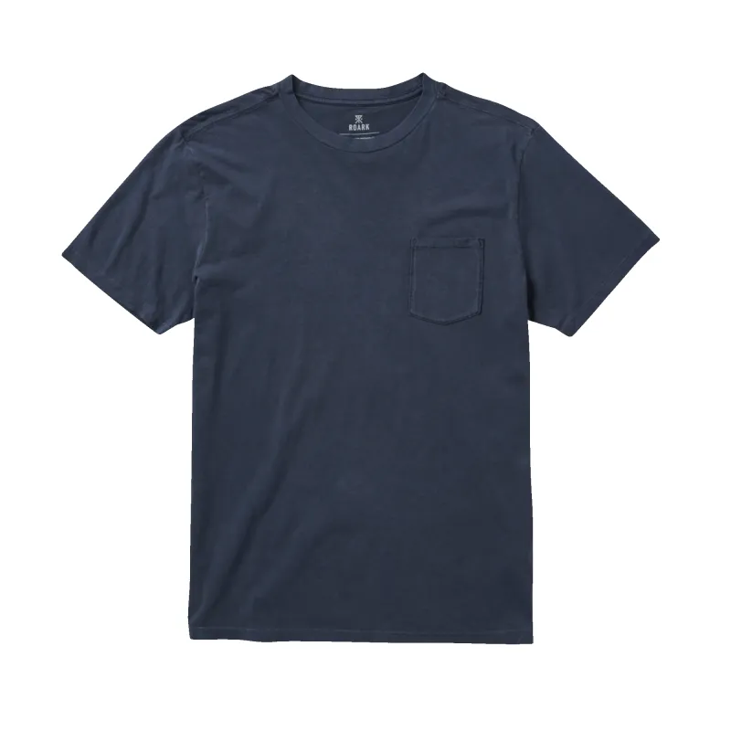 Made To Fade Short Sleeve Tee - Washed Navy sold by Roark