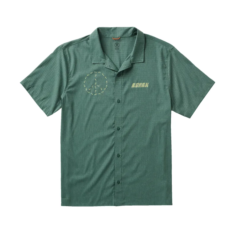 Bless Up Trail Button Up Shirt - Slate Green sold by Roark