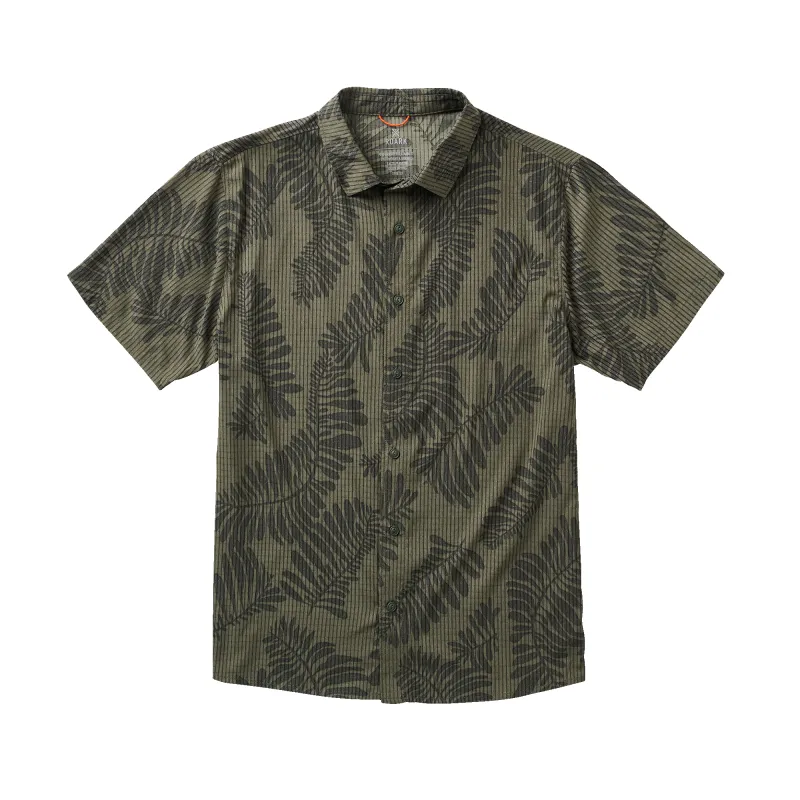 Bless Up Breathable Stretch Shirt - Military Kelp sold by Roark