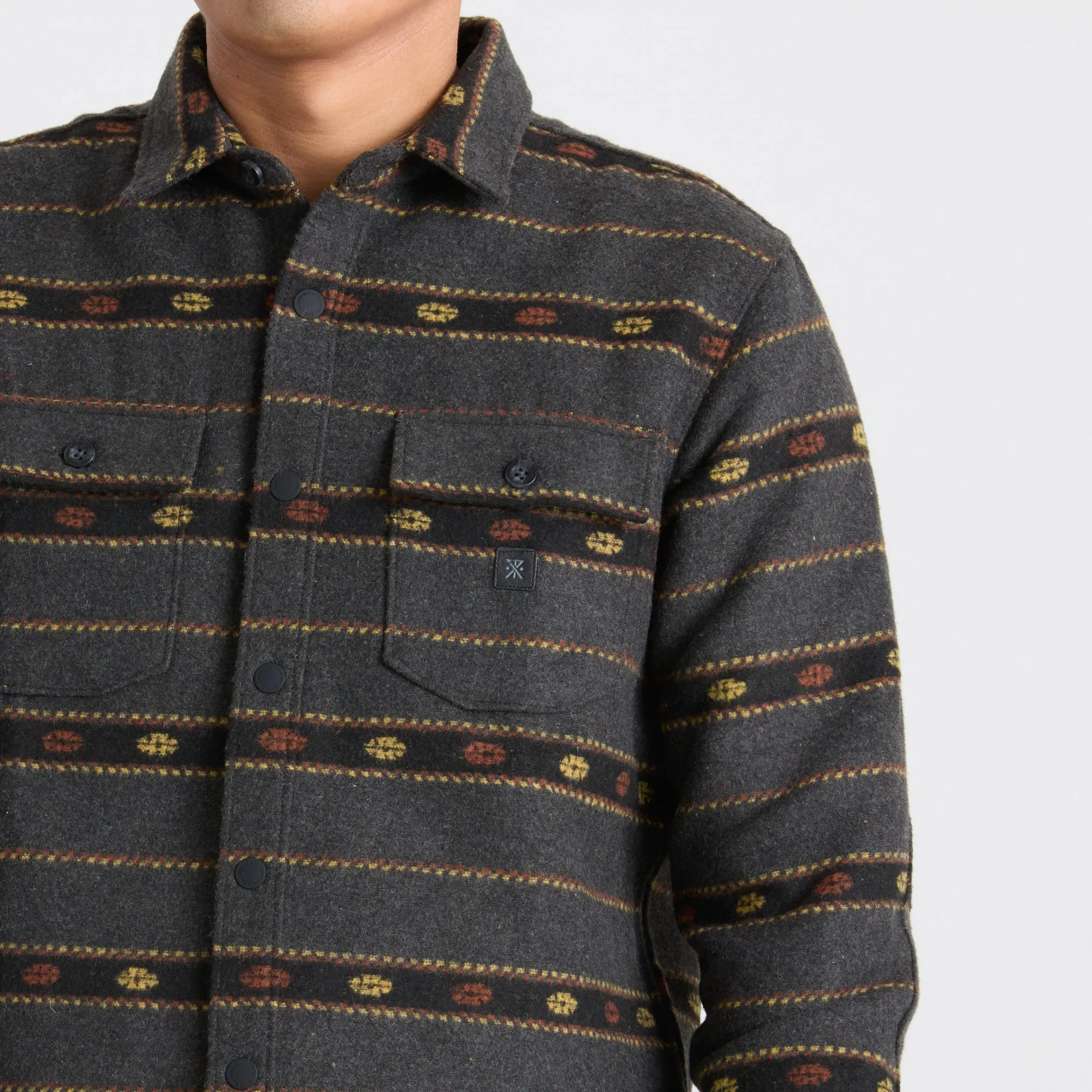 Nordsman Long Sleeve Flannel - Onyx sold by Roark product image thumbnail 3