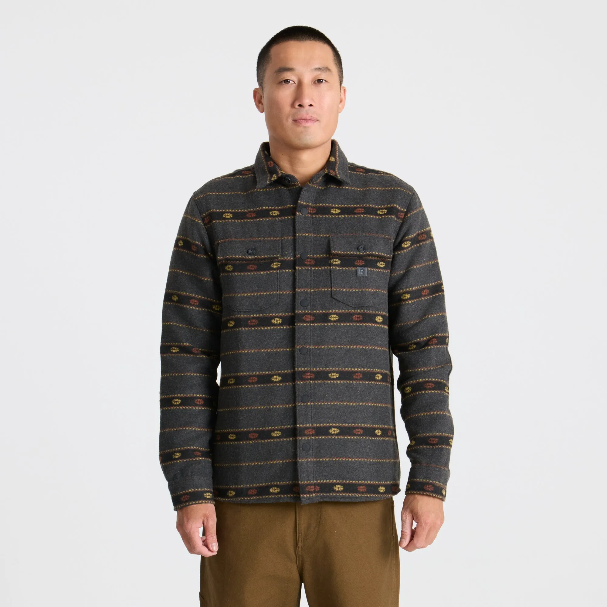 Nordsman Long Sleeve Flannel - Onyx sold by Roark product image thumbnail 2