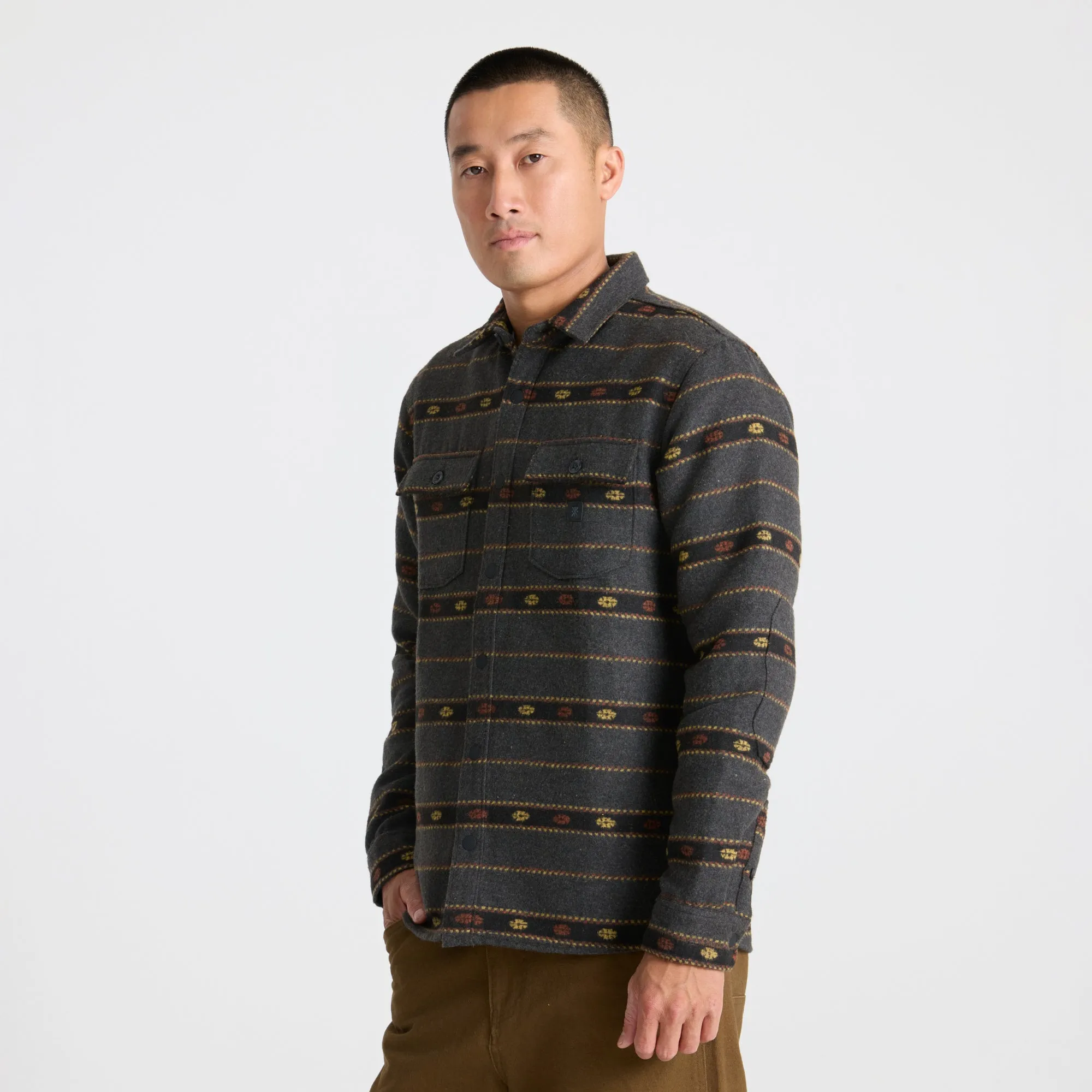 Nordsman Long Sleeve Flannel - Onyx sold by Roark product image thumbnail 4