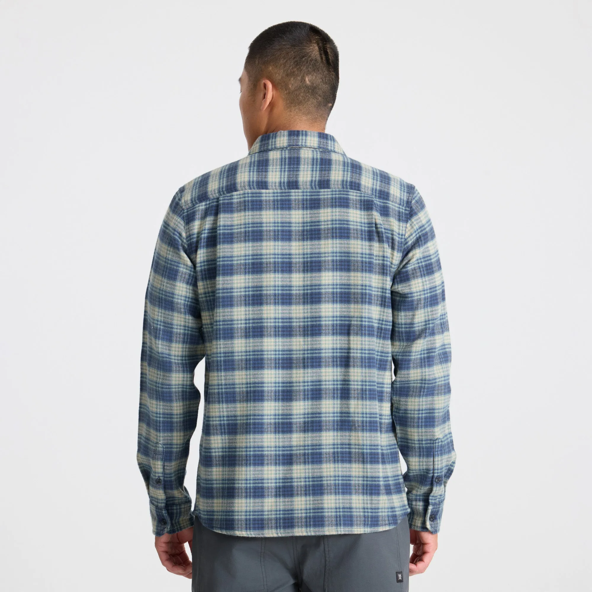 Crossroads Organic Cotton Flannel - Deep Blue sold by Roark product image thumbnail 5