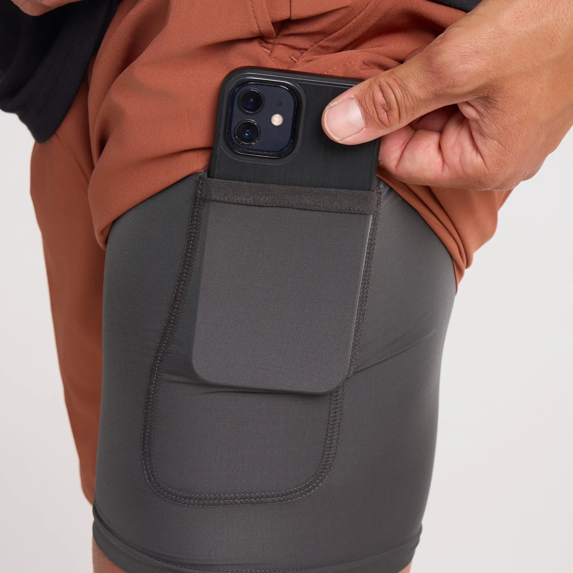 Bommer 2.0 7" Shorts - Burnt Orange sold by Roark product image thumbnail 5