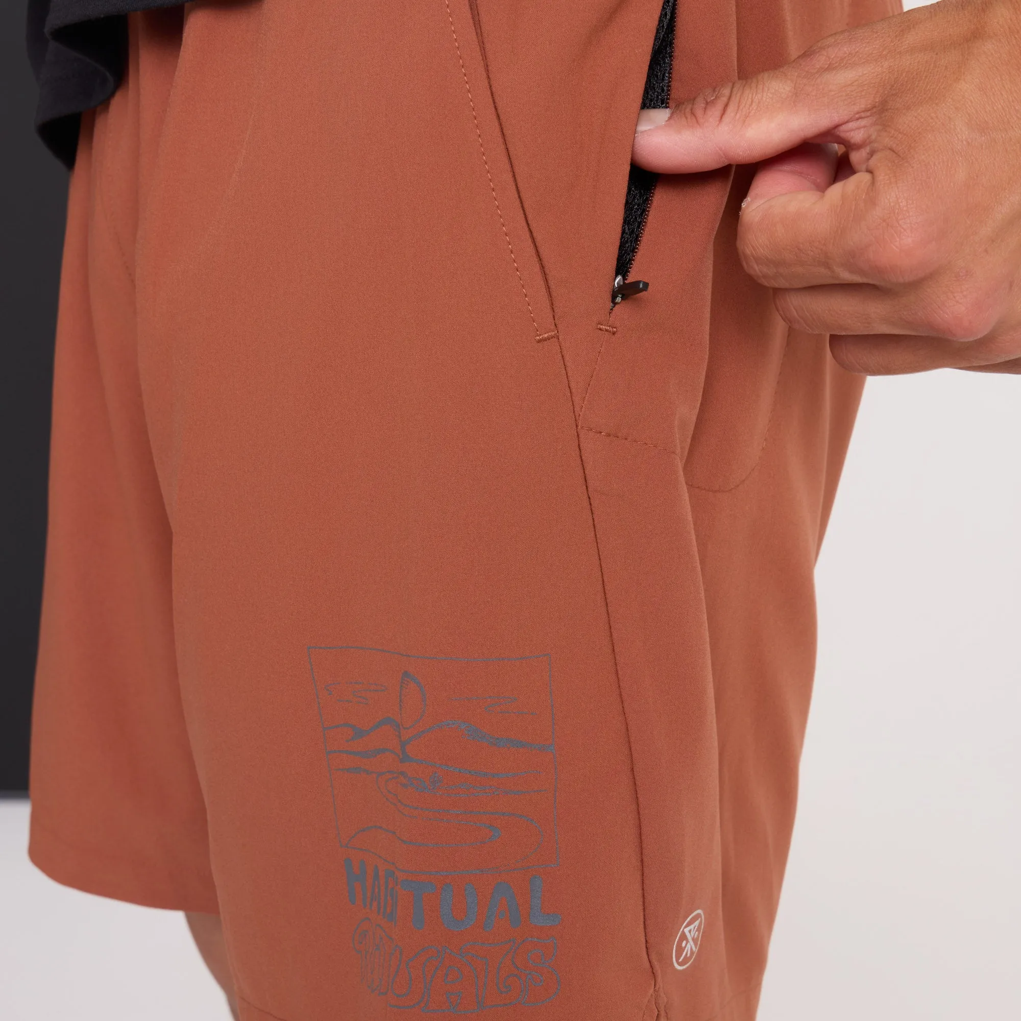 Bommer 2.0 7" Shorts - Burnt Orange sold by Roark product image thumbnail 4